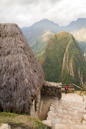 MACHU PICCHU, PERU - SEPTEMBER 03: Machu Picchu, Peruvian Historical Sanctuary since 1981, one of...