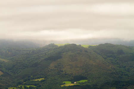 Coast view in the Basque countryの写真素材