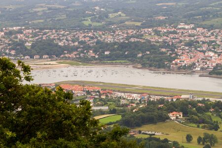 Coast view in the Basque countryの写真素材