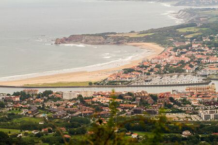Coast view in the Basque countryの写真素材