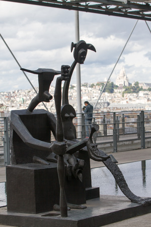 PARIS - SEPTEMBER 02:  One of the over 100,000 works exposed at the Centre Georges Pompidou in Paris, France on September 2nd, 2017のeditorial素材
