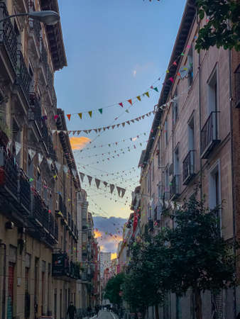 Madrid, Spain - May1-11 2020: View of Madrid, as residents are allowed individual exercise after the total lockdown due to Coronavirus(COVID-19) infectious disease caused by Sars-cov-2のeditorial素材