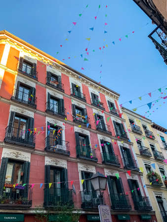 Madrid, Spain - May1-11 2020: View of Madrid, as residents are allowed individual exercise after the total lockdown due to Coronavirus(COVID-19) infectious disease caused by Sars-cov-2のeditorial素材
