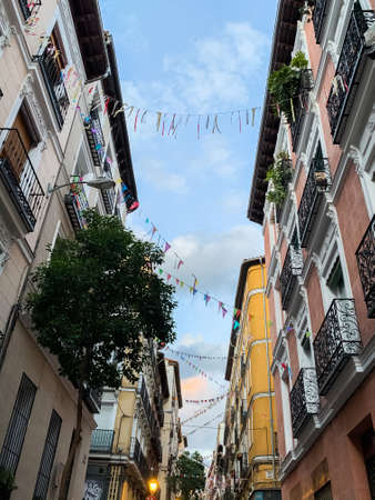 Madrid, Spain - May1-11 2020: View of Madrid, as residents are allowed individual exercise after the total lockdown due to Coronavirus(COVID-19) infectious disease caused by Sars-cov-2のeditorial素材