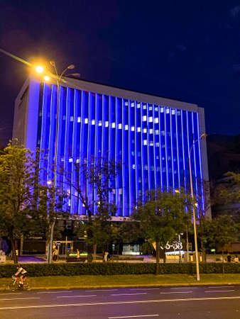 Madrid, Spain - May1-11 2020: View of Madrid, as residents are allowed individual exercise after the total lockdown due to Coronavirus(COVID-19) infectious disease caused by Sars-cov-2のeditorial素材