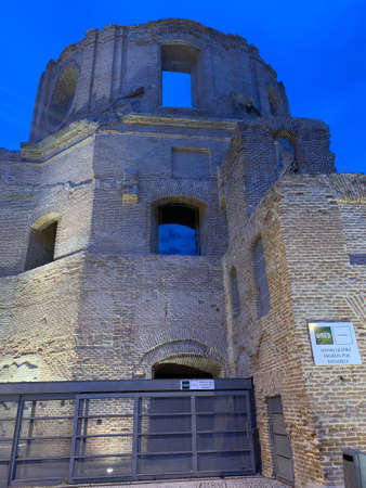 Madrid, Spain - May12-19 2020: Madrid street life, with people and buildings  after the total lockdown in Madrid due to Coronavirus (COVID-19) infectious diseaseのeditorial素材