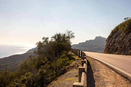 Landscape with beautiful Atlantic coast of Setubal, close to Lisbon, Portugal in summertimeの写真素材