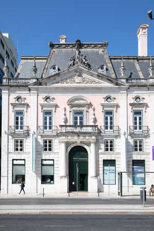 Lisbon, Portugal - August 8, 2021: Architecture details of Lisbon, the capital and the largest city of Portugal, August 8th, 2021 in Lisbon, Portugalのeditorial素材