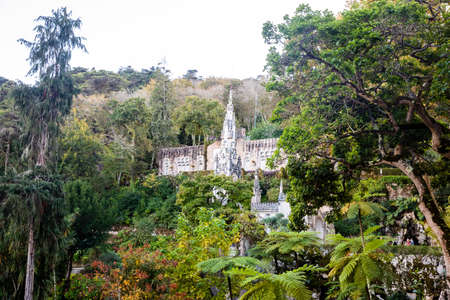 The Portuguese Riviera, Portugal - October 22, 2020 - Architecture details of the Portuguese Riviera, known also as Estoril Coast âCosta do Estorilâ or the Sun Coast âCosta do Solâ on October 22nd, 2020のeditorial素材