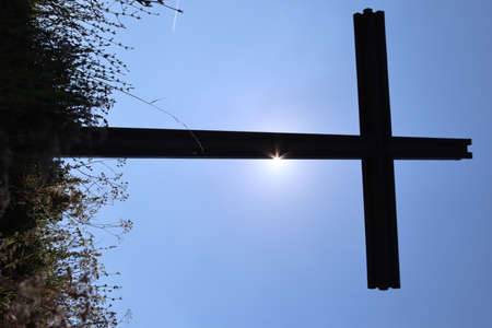 cross pope popemeadow meadow clouds