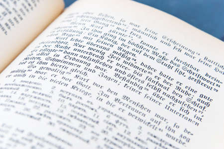 The book on studying German language lays is developed without a backgroundの写真素材