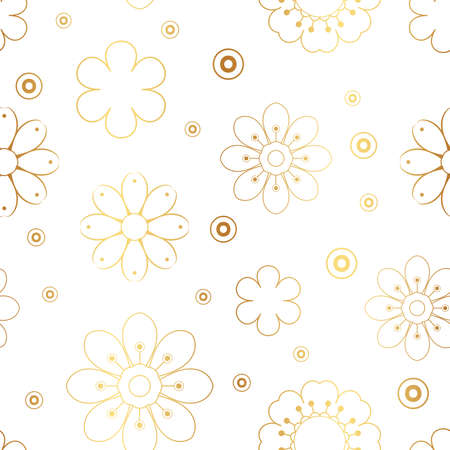 Seamless floral pattern backgroundのイラスト素材