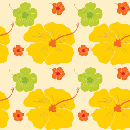 Seamless floral pattern backgroundのイラスト素材