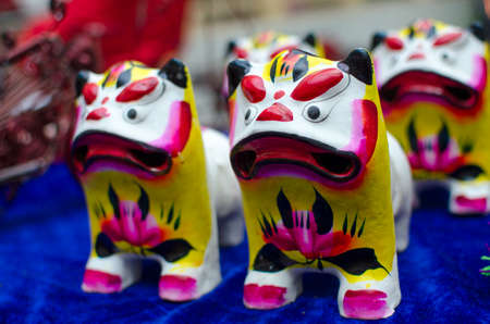 Chinese arts and crafts tigerの写真素材