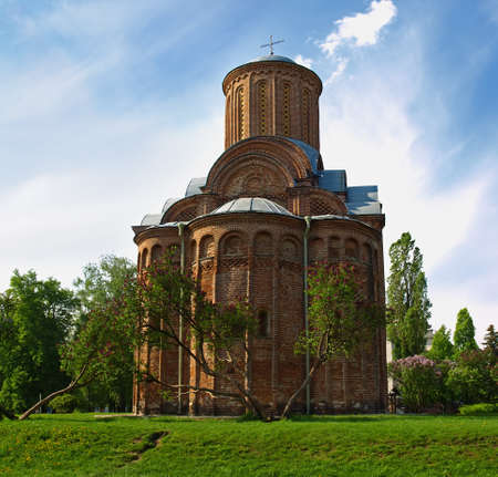 Pyatnytska church is a functioning church in Chernigiv, Ukraine. It was built at 12th century. Reproduce with great authenticity. の写真素材