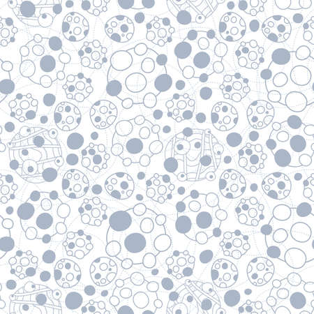 Abstract seamless background in two colorsのイラスト素材