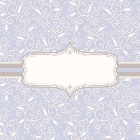 Floral vintage background in pastel colorsのイラスト素材