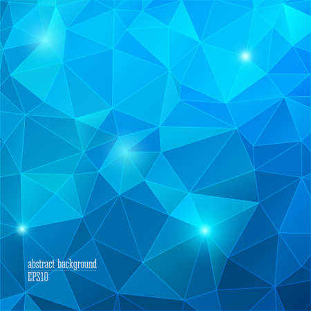 Geometric blue background with triangle. Vector illustration EPS 10のイラスト素材