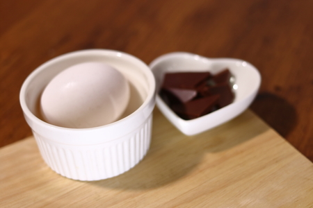 Materials for making sweets.chocolateの写真素材