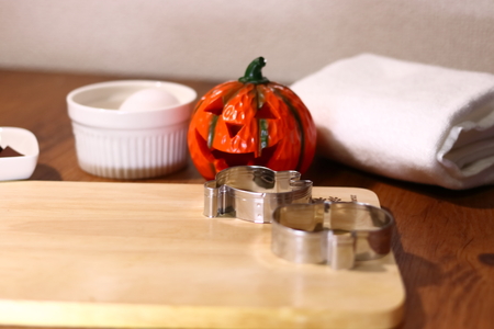 Halloween sweets makingの写真素材