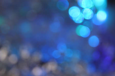 Blue bokeh background material