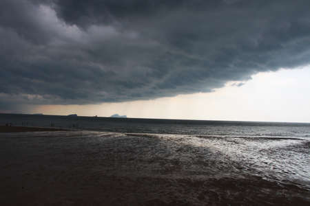 Dark clouds damai beach kuching 