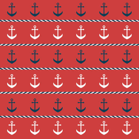 background with anchorsのイラスト素材