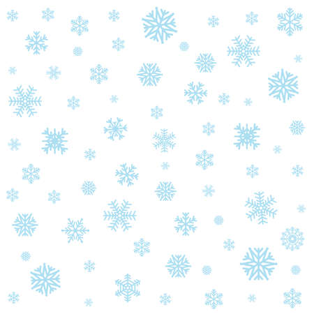 Background with blue snowflakesのイラスト素材