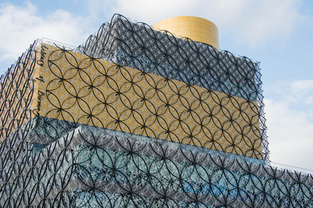 The Library of Birmingham, Centenary Square, Birmingham, Englandのeditorial素材