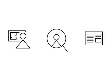 Set of Icons about designingのイラスト素材