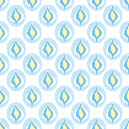 Vector cute seamless pattern with abstract shapes. Print for clothes, wrapping paper, wallpaperのイラスト素材