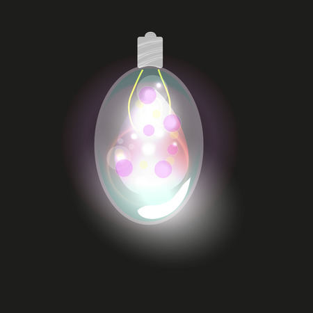 beautiful shining bulb for design . vectorのイラスト素材