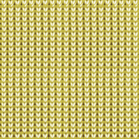 knitted cute background - vector illustrationのイラスト素材