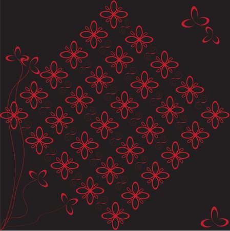 Abstract background - red and black.のイラスト素材