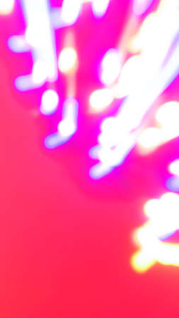 Abstract colorful neon background. Light path effect. Digital stock illustration.の写真素材