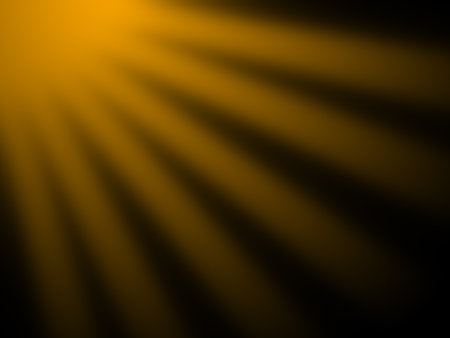 The yellow sun light overlay. Screen mode.の写真素材