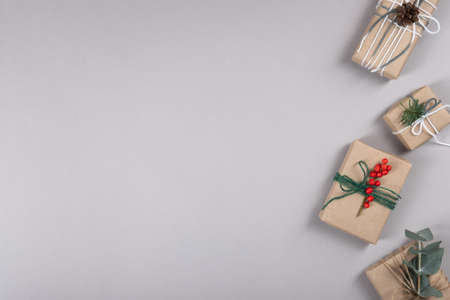 Beautiful, natural, reusable and zero waste packaging of presents.