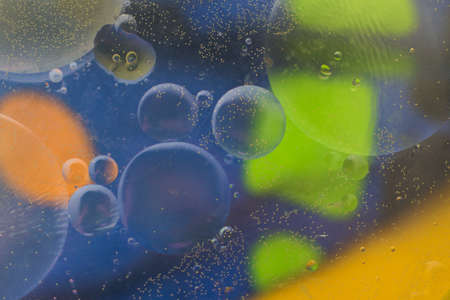 bright colored spots and drops backgroundの写真素材