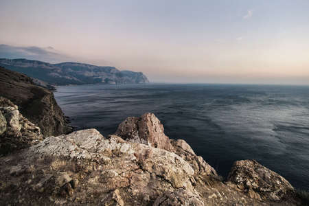 views of the sea in Crimeaの写真素材