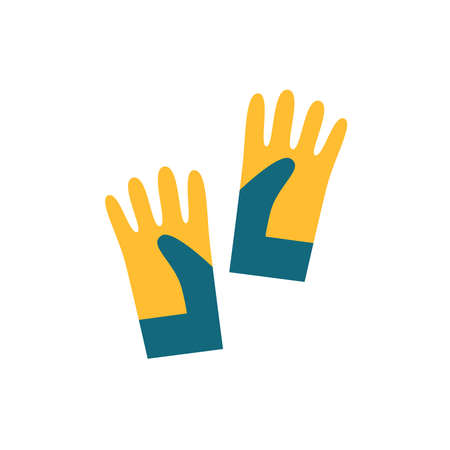 Yellow work gloves for working in the garden.Protect your hands from dirt and damage.Work...