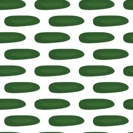 Cute simple seamless pattern with cucumbers. Illustration Harvesting, vegetables, healthy plant food, vegetarian, farm product. Wrapping paper designのイラスト素材