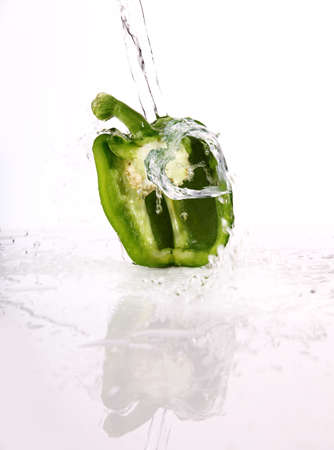 Green paprikaの写真素材