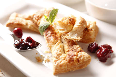 Puff pastryの写真素材