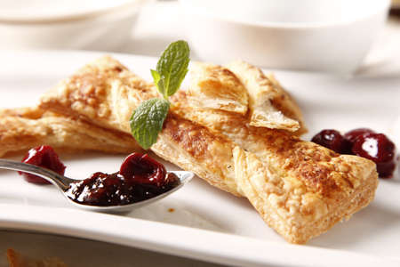 Puff pastryの写真素材