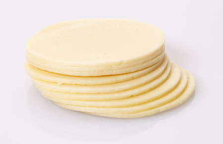 Sliced cheeseの写真素材