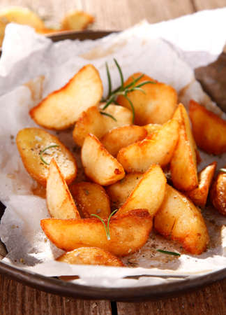 Baked poatoesの写真素材