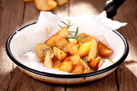 baked potatoesの写真素材