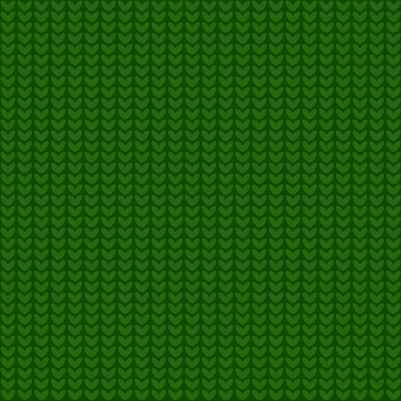 Seamless green knitting pattern. Woolen cloth knitted background. Sweater texture.のイラスト素材