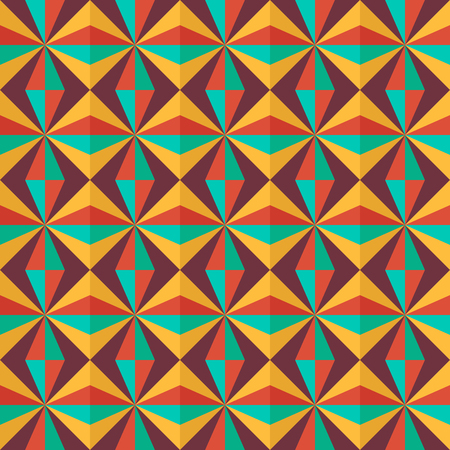 Colorful seamless geometric pattern.のイラスト素材