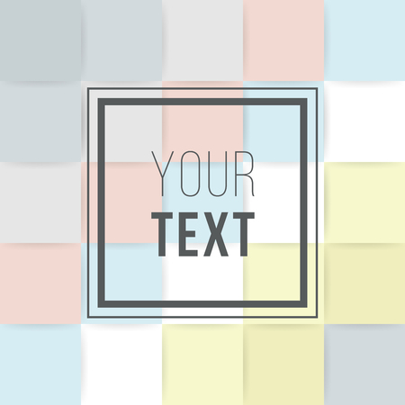 Colorful cards. Modern abstract design poster, cover, card design. Trendy geometric. Retro style texture, pattern and geometric elementsのイラスト素材